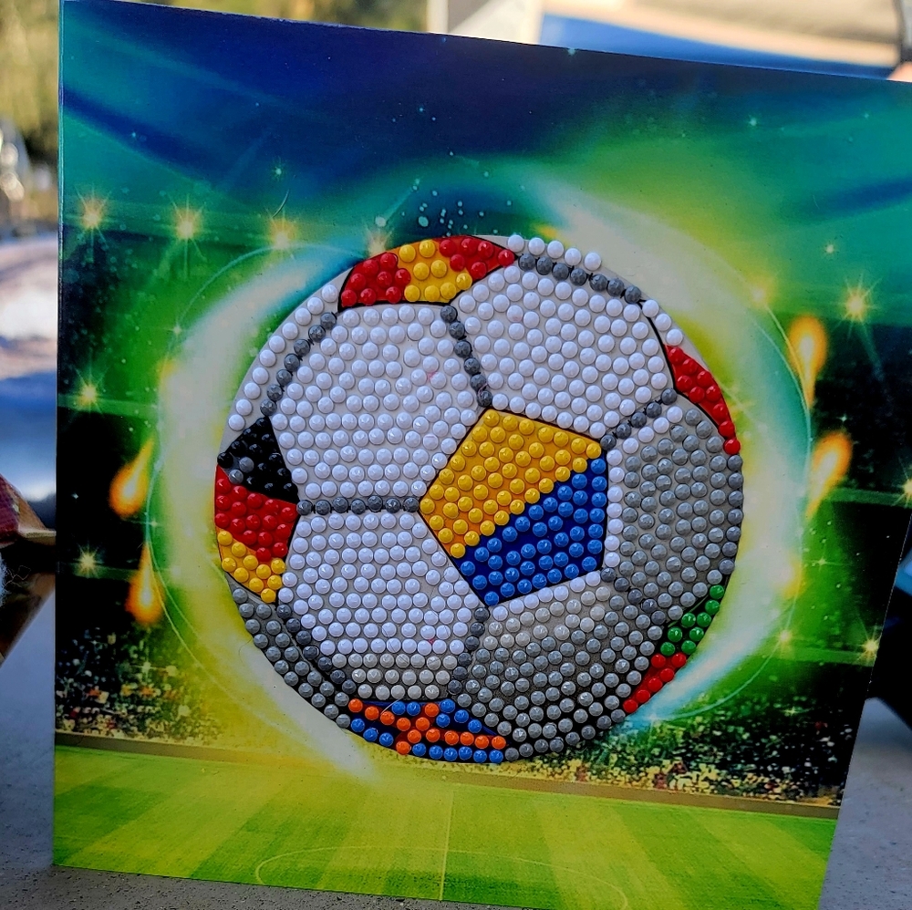 Soccer Ball Blank Greeting Card - Picture 2 of 3